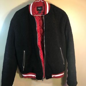 Fur Bomber Jacket